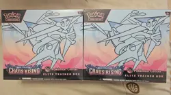 2 x Pokemon Center Chaos Rising Elite Trainer Box ETB Factory Sealed - Image 1