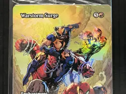 WARSTORM SURGE MAGIC THE GATHERING MTG AVENGERS ARMAGEDDON FOIL Promo Card ONLY - Image 2