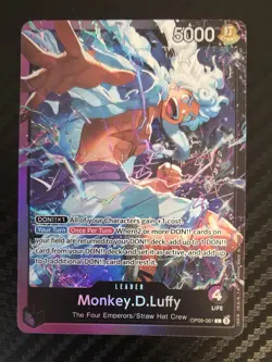 ONE PIECE CCG ST26 Starter Deck MONKEY.D.LUFFY Leader Card OP09-061 L ENGLISH - Image 2