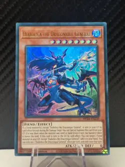Diabolica The Draconique General MP24-EN230 Ultra Rare 1st Edition YuGiOh Card - Image 1