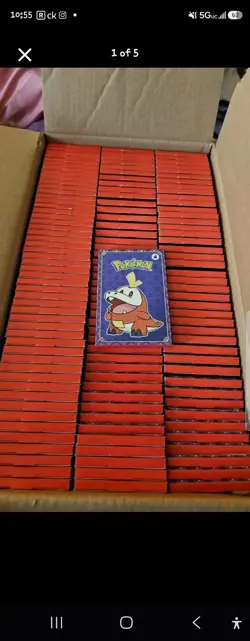 106 Packs of Pokemon Cards and Case of 2023 Annaversry Trading Cards New Sealed - Image 2