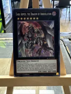 Yugioh *Dark Armed, the Dragon of Annihilation X1* Secret Rare (NM) BLAR-EN050 - Image 1