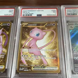 Nintendo Pokemon TCG PSA Graded Holo 8-Card Lot - Mew ex Mewtwo ex Pikachu+ - Image 4