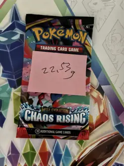 VERY HEAVY!🔥 22.53g Pokemon TCG Cards Chaos Rising Booster Pack Factory Sealed✅ - Image 2