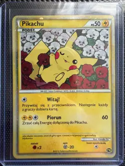 Pokemon Pikachu PW8 Promo Holo Polish 2010 Pikachu World Collection Card - Image 1