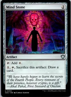Mind Stone 352 Uncommon Commander: Secrets of Strixhaven Magic: The Gathering NM - Image 1