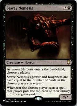 Sewer Nemesis 075/312 Rare The List Reprints MTG Near Mint - Image 1