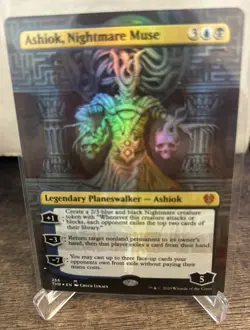 Ashiok, Nightmare Muse (Borderless) Theros Beyond Death #256 Magic the Gathering - Image 1