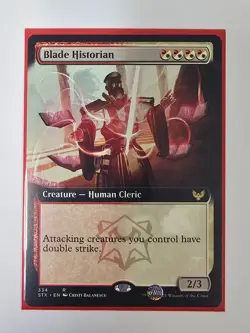 Mtg - Blade Historian (Extended Art) - Strixhaven: School of Mages - Rare - #334 - Image 1
