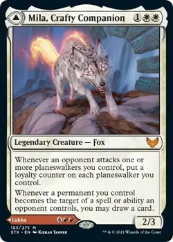 Magic The Gathering MTG MILA, CRAFTY COMPANION Strixhaven NM Near Mint - Image 1
