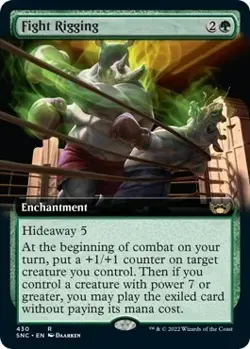 Magic The Gathering MTG FIGHT RIGGING Streets of New Capenna NM Near Mint - Image 1