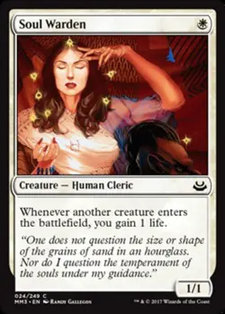 Soul Warden - Foil NM, English MTG Modern Masters 2017 - Image 1