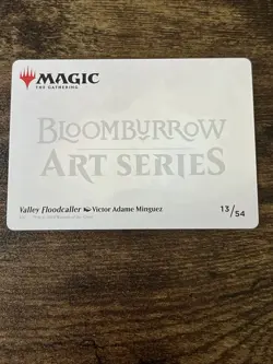 Valley Floodcaller 13/54 Gold Stamp Art Series Bloomburrow BLB MTG Magic S3198* - Image 2