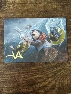 Valley Floodcaller 13/54 Gold Stamp Art Series Bloomburrow BLB MTG Magic S3198* - Image 3