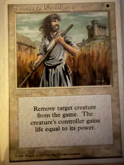 Swords to Plowshares MTG Core Set 4th Edition Regular - Image 1