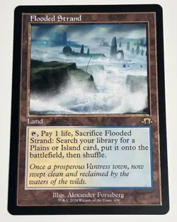 Magic the Gathering Modern Horizons 3 Flooded Strand Retro Frame Near Mint - Image 1