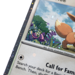 Eevee SVP EN 043 Cosmos Holo - Full HD Swirl - Black Star Promo - Pokemon TCG - Image 2