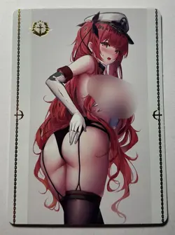 SEXY HEROINE WAIFU Honolulu AZUR LANE ACG PREMIUM TRIM HOLOFOIL CARD NM - Image 1