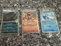 Pokemon TCG Pitch Black Stamped Store Promos Sealed Complete Set of 3 - Image 1