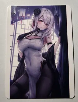 SEXY HEROINE WAIFU Lenne AZUR LANE ACG PREMIUM TRIM HOLOFOIL CARD NM - Image 2