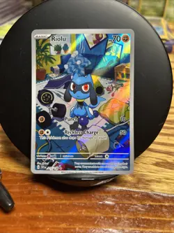 Pokemon TCG Riolu Illustration Rare Card #215/198 Scarlet & Violet MINT - Image 1