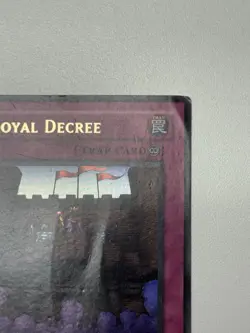 Royal Decree TP4-001 Tournament Pack 4 Unlimited Ultra Rare #4 Damaged - Image 2
