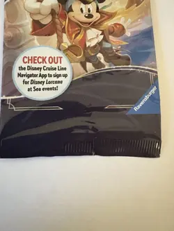 Disney Cruise Treasure Exclusive Promo Lorcana Mickey Mouse Captain Card Sealed - Image 4