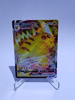 Pokemon TCG Sword & Shield Pikachu VMAX Black Star Promo Card SWSH286-NM - Image 1