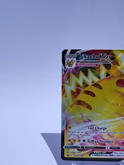 Pokemon TCG Sword & Shield Pikachu VMAX Black Star Promo Card SWSH286-NM - Image 2