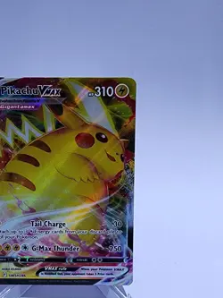 Pokemon TCG Sword & Shield Pikachu VMAX Black Star Promo Card SWSH286-NM - Image 3