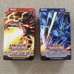 YuGiOh EGYPTIAN GOD DECK: 1ST EDITION SLIFER & OBELISK 80 CARDS SEALED🔥 - Image 1