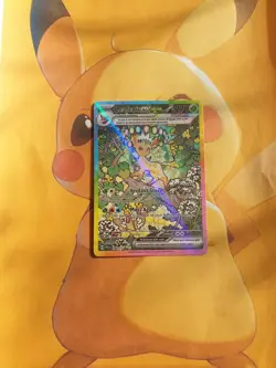 Leafeon EX Prismatic Evolutions 144/131 ⚡CUST0M DISPLAY Card⚡ - Image 2