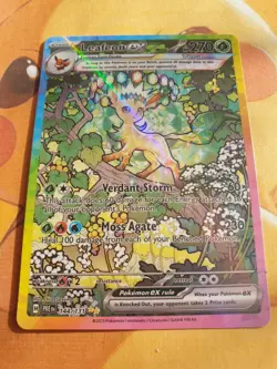 Leafeon EX Prismatic Evolutions 144/131 ⚡CUST0M DISPLAY Card⚡ - Image 3