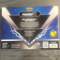 Pokemon TCG Pikachu V Box Sealed Booster Promo Jumbo Card 2022 English - Image 2