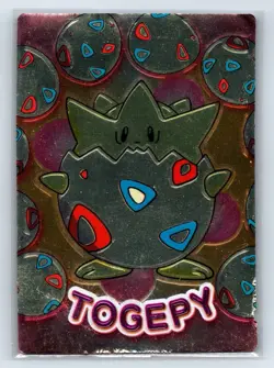 TOGEPY--JAPANESE MEIJI EMBOSSED PROMO FOIL POKEMON CARD - Image 1