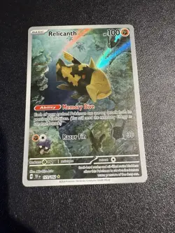Pokemon Card TCG - Relicanth 173/162 Illustration Rare Temporal Forces Near Mint - Image 1