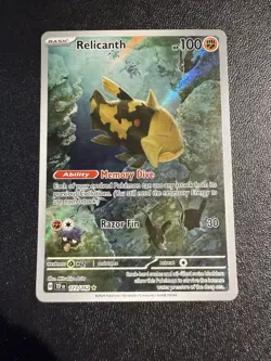 Pokemon Card TCG - Relicanth 173/162 Illustration Rare Temporal Forces Near Mint - Image 2