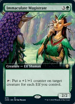 Immaculate Magistrate (Extended Art) -Foil Near Mint MTG Commander Legends - Image 1