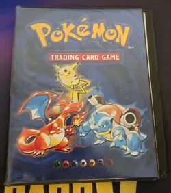 Vintage 1999 Pokemon Wizards of the Coast Ultra Pro 4 Pocket Card Album Binder - Image 1