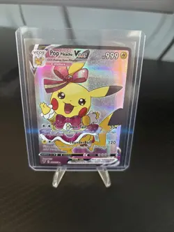 Pop Pikachu VCOS 053/055 Full Art Holo Pokemon Card - Image 1