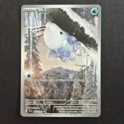 Pokemon Card TCG - Snom Temporal Forces 168/162 Holo Illustration Rare NM/M - Image 1