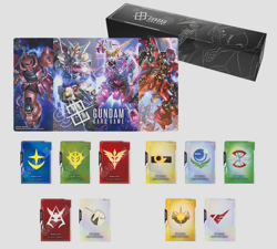 Gundam Card Game FIRST COMBAT EVX-01 Playmat Storage Box Resource Set - Image 1