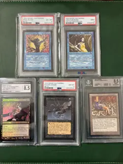 Magic The Gathering Graded Card Lot Of 5 CGC /PSA/ BECKETT - Image 1