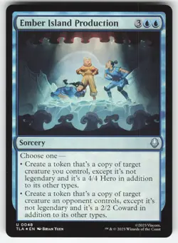 Ember Island Production FOIL 48 U MTG Avatar: The Last Airbender NM - Image 1