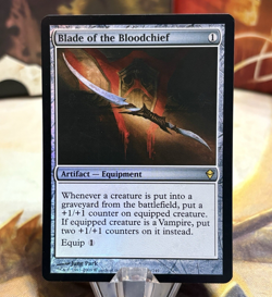 Magic The Gathering Blade Of The Bloodchief Artifact - Equipment Foil Card MTG - Image 1