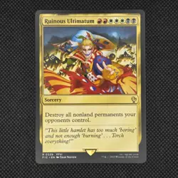 Ruinous Ultimatum 329 Rare Commander: FINAL FANTASY Magic: The Gathering NM - Image 1