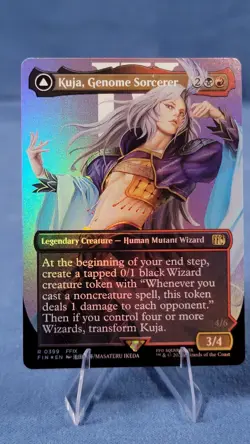 Kuja, Genome Sorcerer (Borderless) Foil FIN 399 Rare Final Fantasy MTG M/NM - Image 1