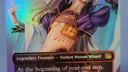 Kuja, Genome Sorcerer (Borderless) Foil FIN 399 Rare Final Fantasy MTG M/NM - Image 3