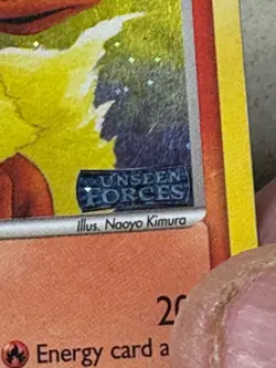Flareon 5/115 Reverse Holo EX Unseen Forces 2005 Pokemon Card -Check Description - Image 3