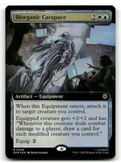 Biorganic Carapace (Extended Art) Foil LP Marvel's Spider-Man MTG-A23-28 - Image 1